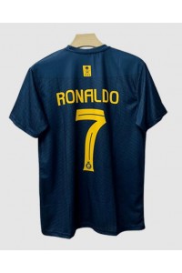 Al-Nassr Cristiano Ronaldo #7 Jalkapallovaatteet Vieraspaita 2023-24 Lyhythihainen